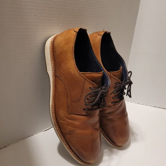 Cole Haan Grand OS Oxfords Shoes Leather Brown Men's Shoes Size 10.5M - Picture 13 of 13